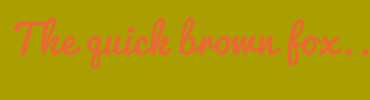 Image with Font Color E76A32 and Background Color AB9E00